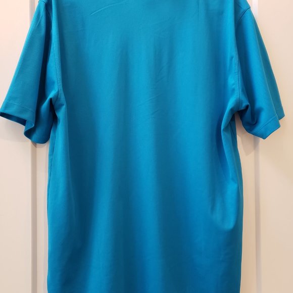 Nike Golf Tour Performance Dri-fit Solid Short Sleeve Polo Blue Men's large polo - Picture 4 of 5